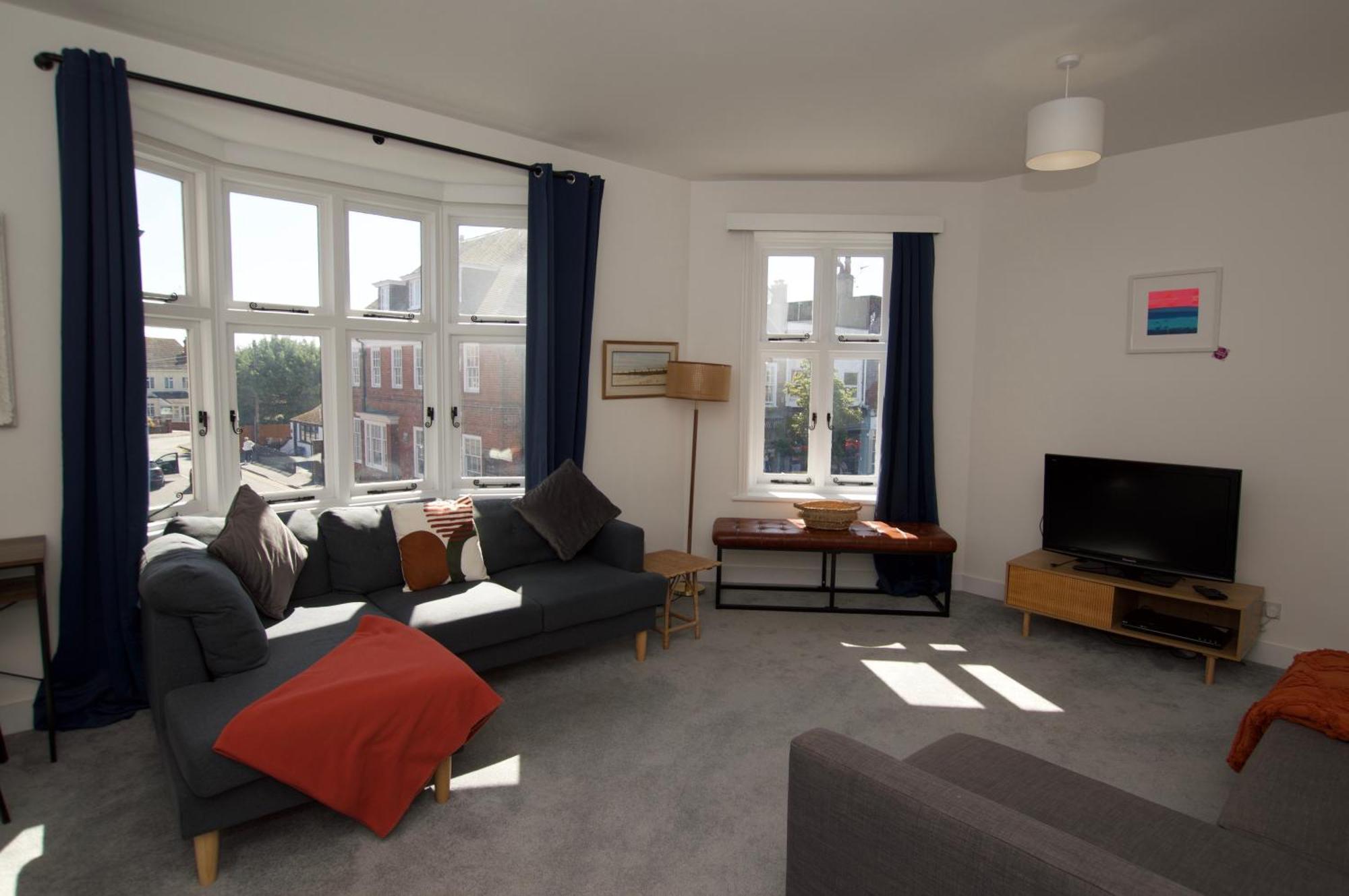 شقة Beautiful Large 3-Bed Coastal Flat With Parking. فرينتون أون سي المظهر الخارجي الصورة